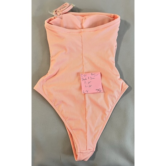 shade and shore one piece swimsuit Small (4-6) Women's NWOT Coral - Picture 6 of 8